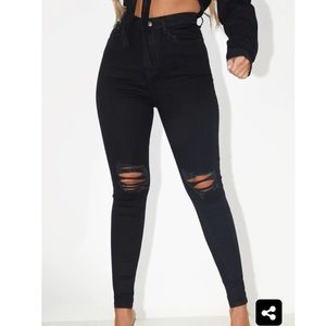 Pretty Little Thing High Waisted Jeans